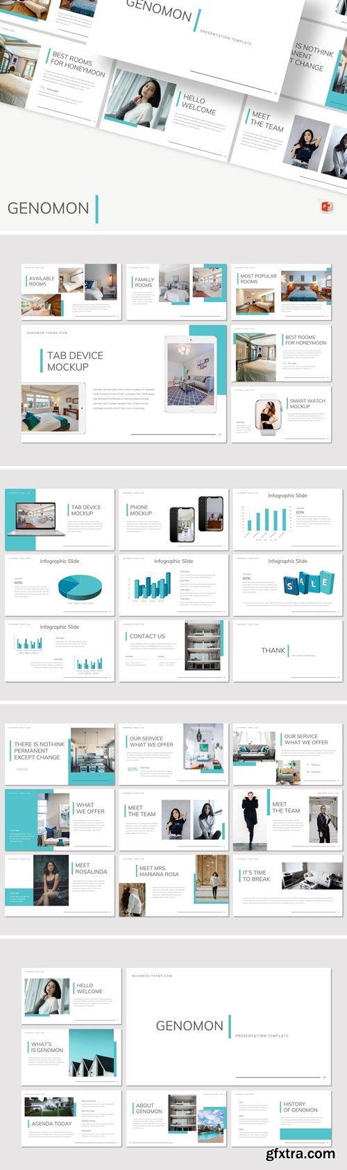 Genomon Powerpoint, Keynote and Google Slides Templates
