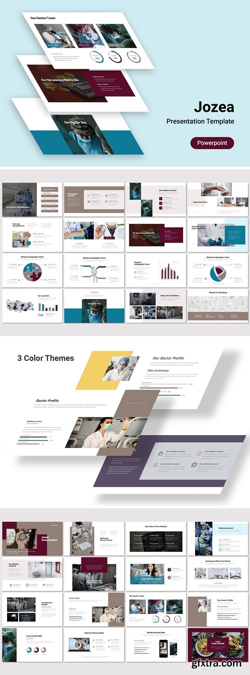 Jozea Powerpoint, Keynote and Google Slides Templates