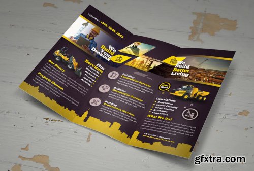 Construction Trifold Brochure