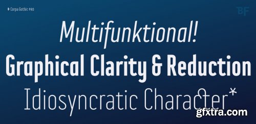 Corpa Gothic™ Pro Complete Family