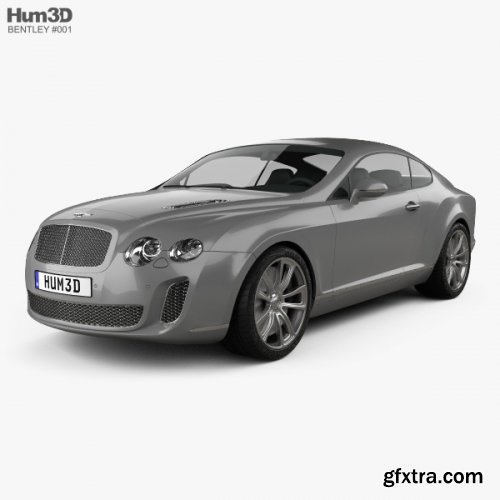 Bentley Continental Supersports coupe 2010 3D model