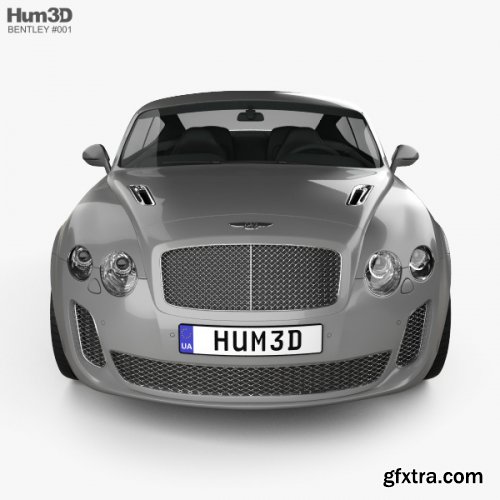 Bentley Continental Supersports coupe 2010 3D model