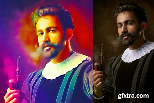 CreativeMarket - Paint Photoshop Action 4282854