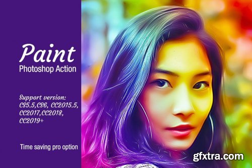 CreativeMarket - Paint Photoshop Action 4282854
