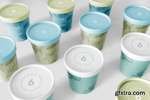 CreativeMarket - Ice Cream Jar Mockup 993613