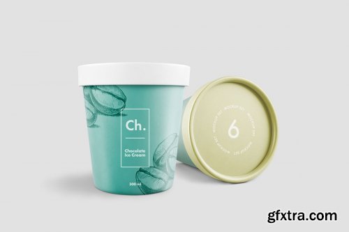 CreativeMarket - Ice Cream Jar Mockup 993613