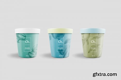 CreativeMarket - Ice Cream Jar Mockup 993613