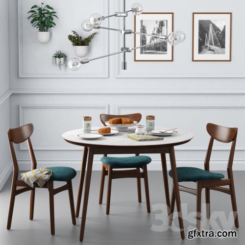 Dining set001 - West Elm 