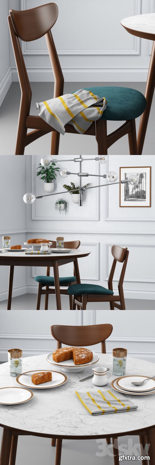 Dining set001 - West Elm 