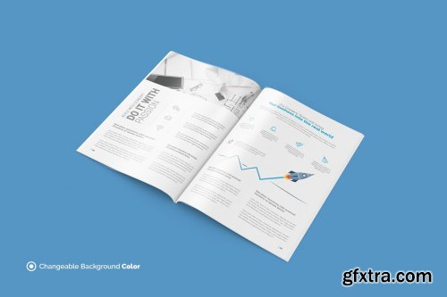 A4 Magazine / Brochure Mock-Up