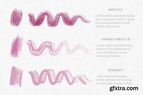 CreativeMarket - Gouache Set – Procreate Brushes 3948209