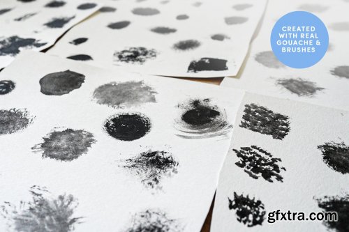 CreativeMarket - Gouache Set – Procreate Brushes 3948209