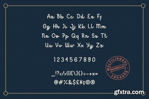 Roverclat Vintage Font
