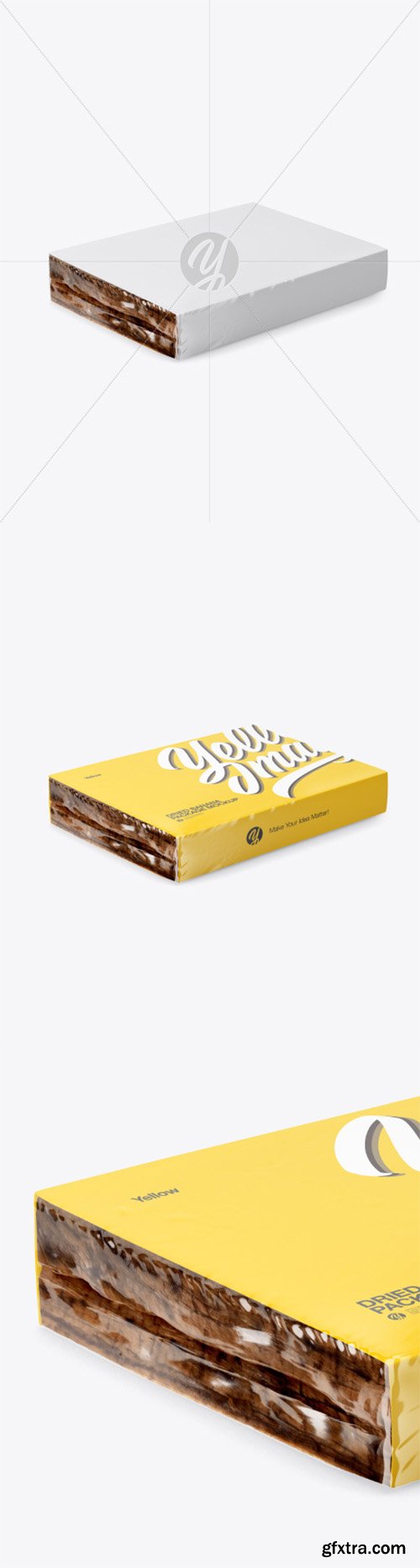 Dried Banana Package Mockup 35273