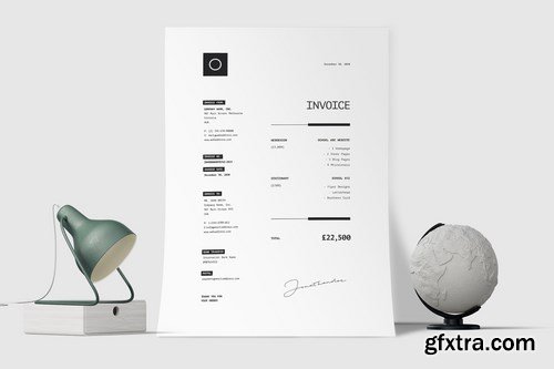 Minimal Invoice Template 47 Minimal Invoice Template 47