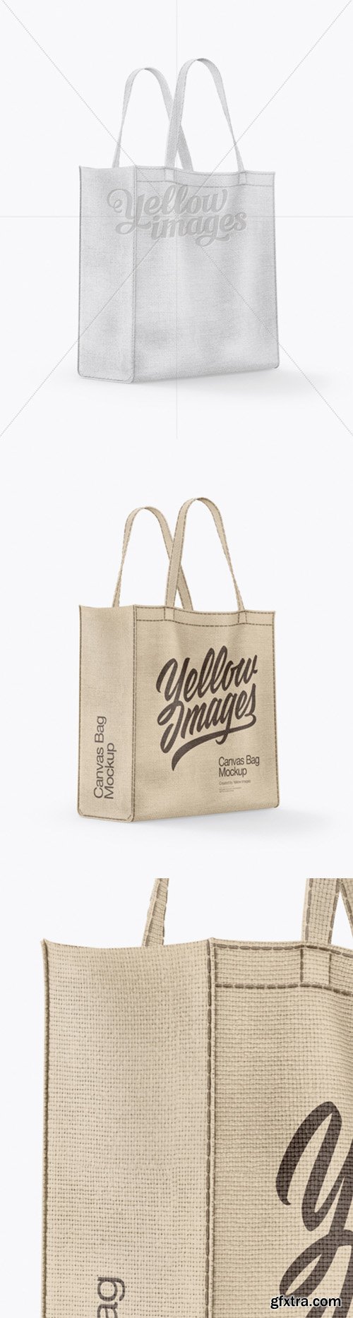 Canvas Bag Mockup - Half Side View 18143 Canvas Bag Mockup - Half Side View 18143
