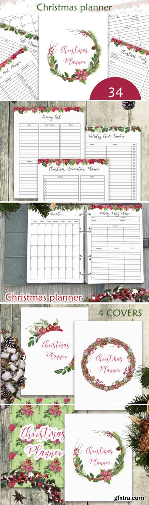 Christmas Planner Letter Size PDF 2178508