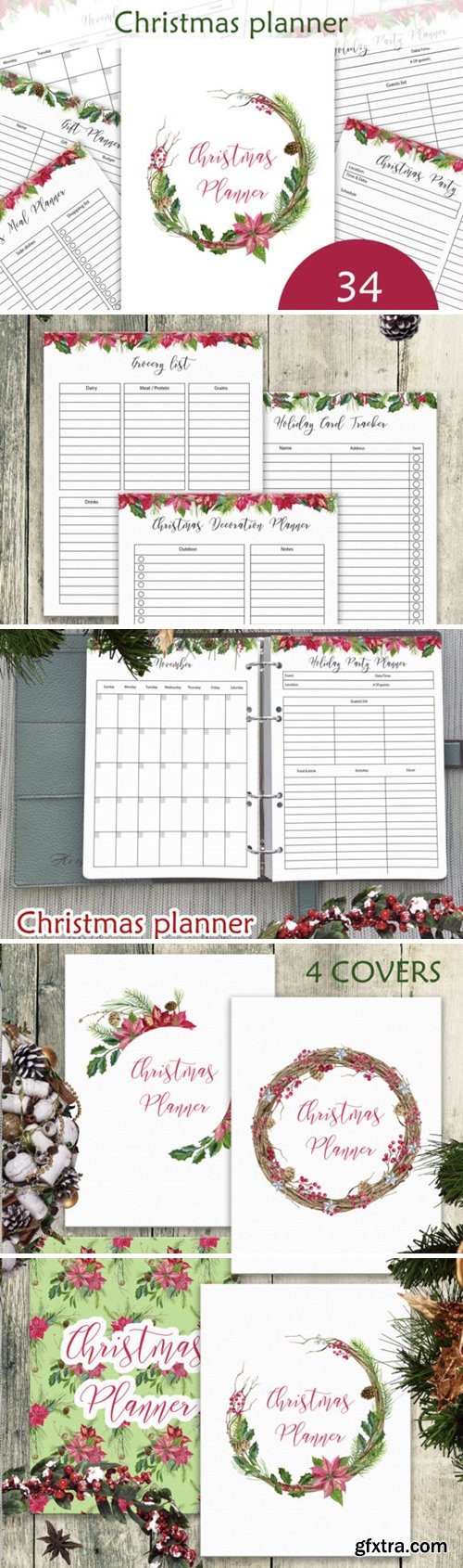 Christmas Planner Letter Size PDF 2178508