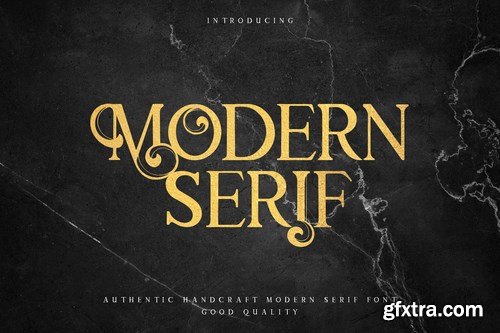 Modern Mode - Modern Serif Font Modern Mode - Modern Serif Font