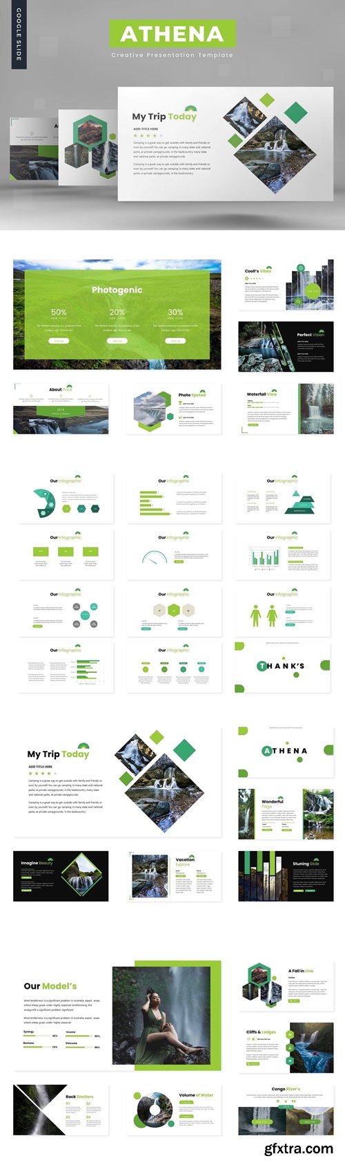 Athena Powerpoint, Keynote and Google Slides Templates