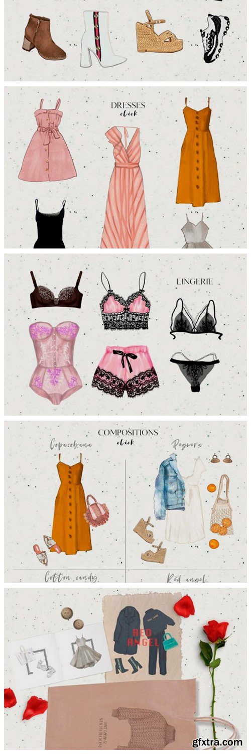 Wardrobe - Fashion Clothes Set 2178774 Wardrobe - Fashion Clothes Set 2178774