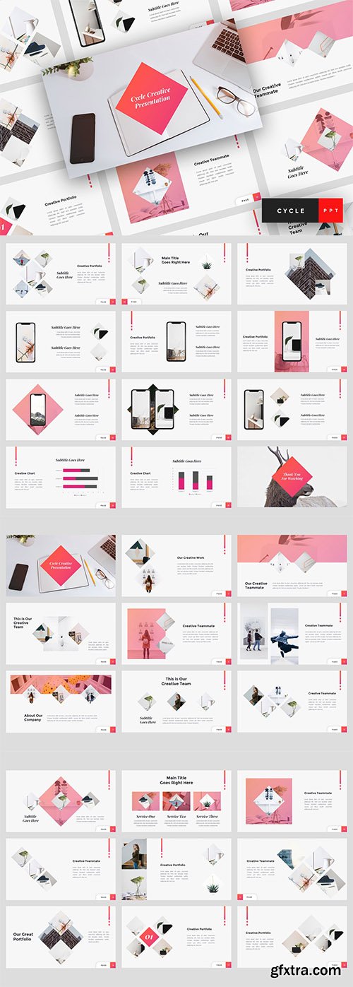 Cycle - Creative PowerPoint, Keynote and Google Slides Templates