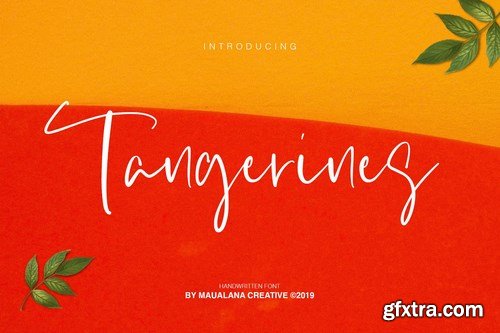 Tangerines Handwritten Font