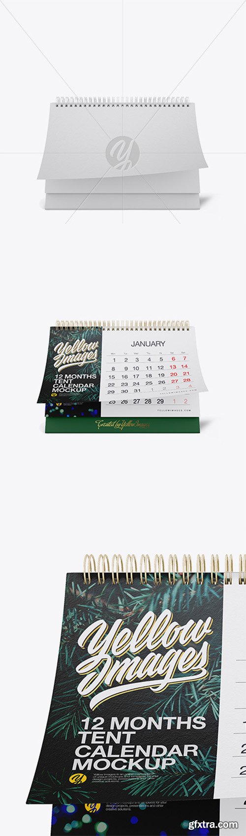 Textured 12 Months Desk Tent Calendar Mockup - Front View 21911 Textured 12 Months Desk Tent Calendar Mockup - Front View 21911