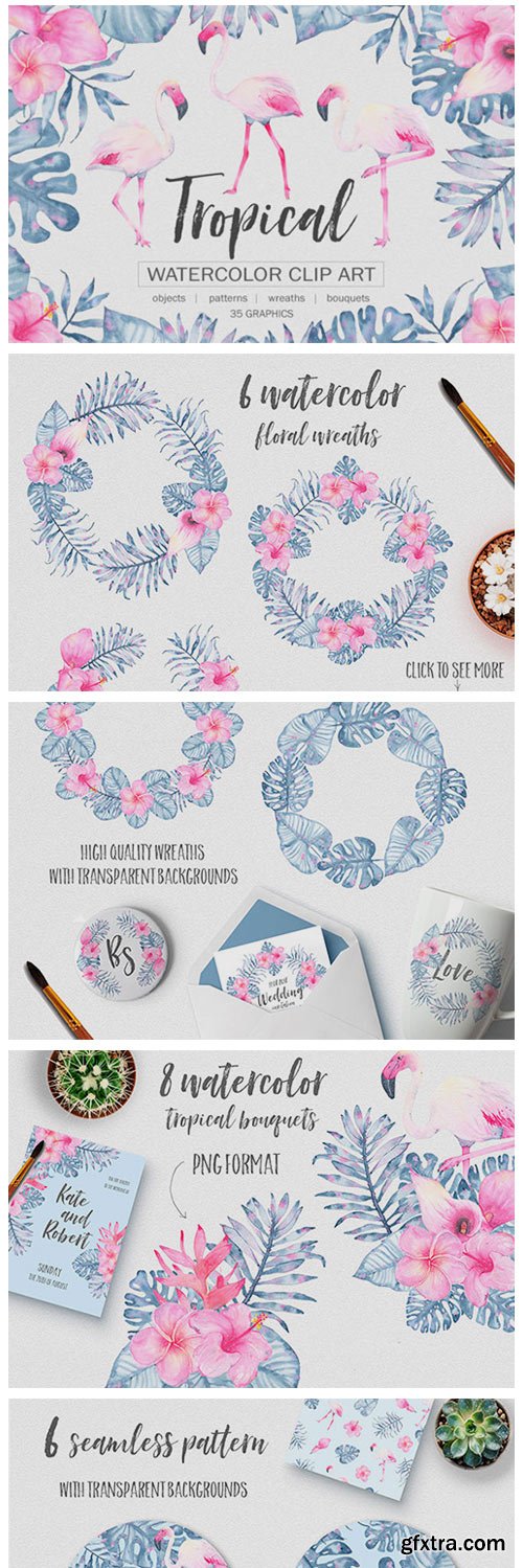 Tropical Watercolor Clip Art 2194132 Tropical Watercolor Clip Art 2194132