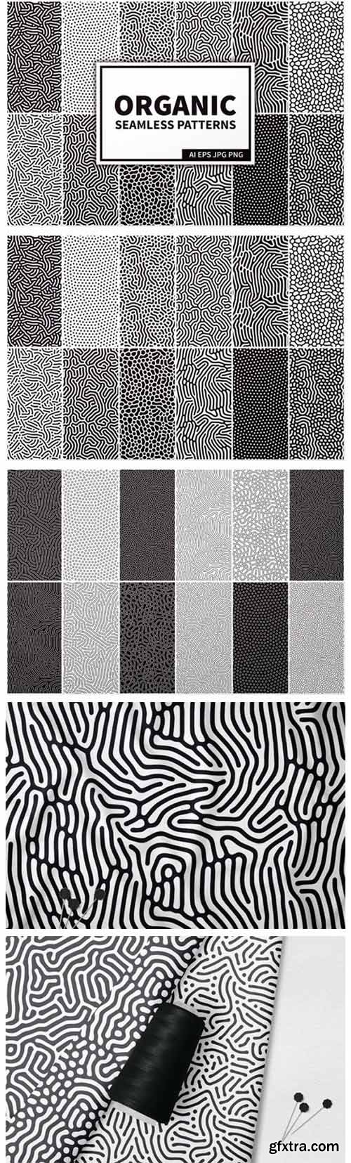 24 Organic Seamless Patterns Set 2193937 24 Organic Seamless Patterns Set 2193937