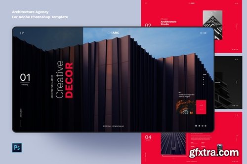ChiArc-Architecture for Adobe PSD Template