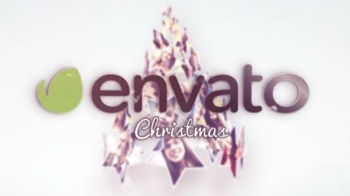 Videohive - Christmas Stars Tree Greetings