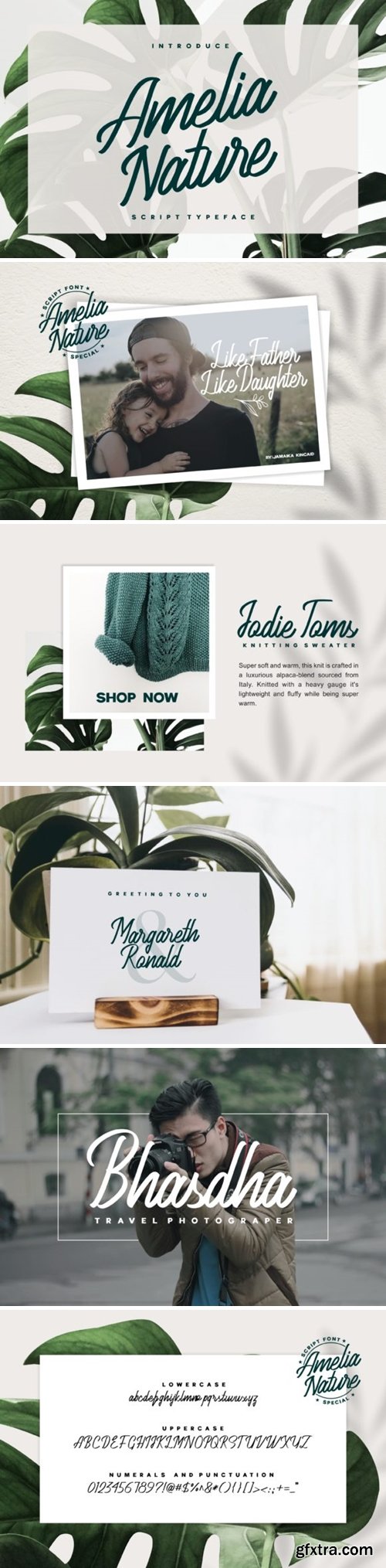 Amelia Nature Font