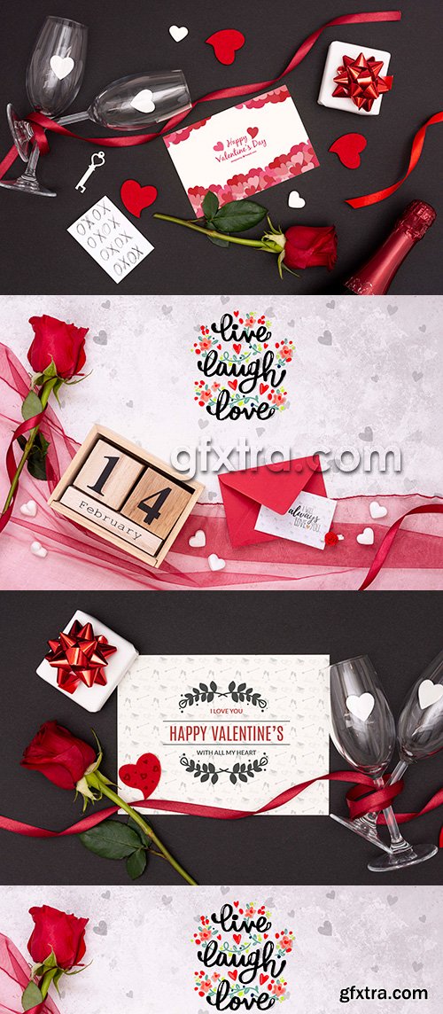 St. Valentine\'s Day romantic composition