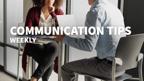 Lynda - Communication Tips ....