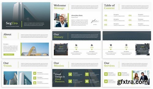 Seguro - Marketing Plan Powerpoint Template