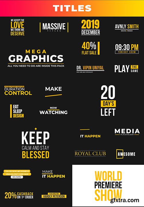 Videohive Mega Graphics Pack 25185878