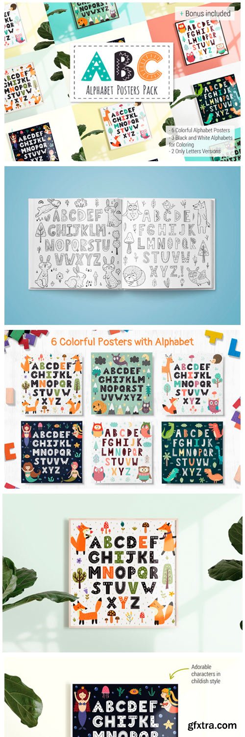 ABC: Alphabet Posters Pack 2218181 ABC: Alphabet Posters Pack 2218181