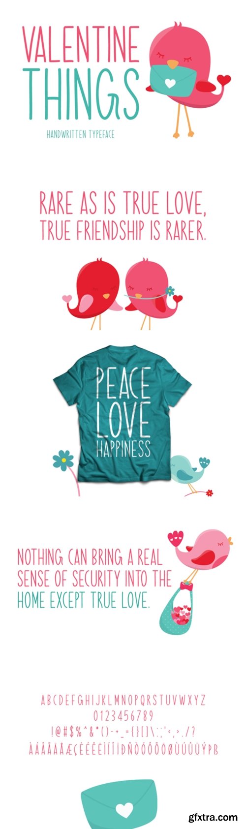 Valentine Things Font