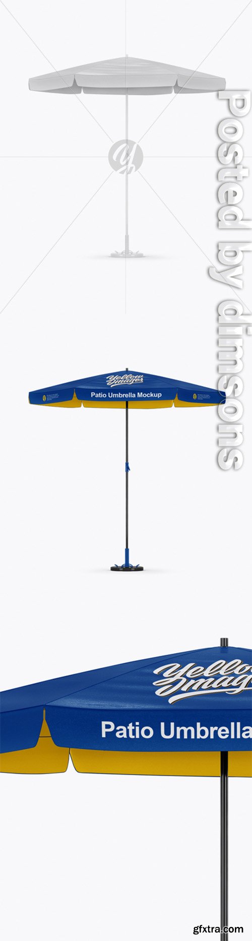 Download Glossy Patio Umbrella Mockup - Front View 30585 » GFxtra