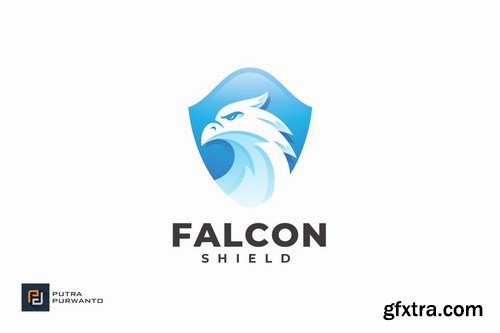 Falcon Shield - Logo Template