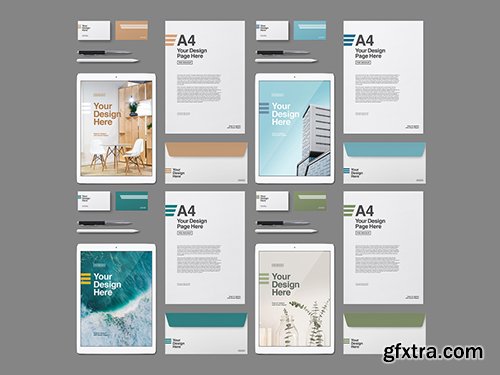 A4 Stationery and Tablet Pro Mockup 306990636 A4 Stationery and Tablet Pro Mockup 306990636