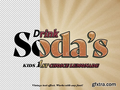 Retro Soda Pop Text Effect 307499047 Retro Soda Pop Text Effect 307499047