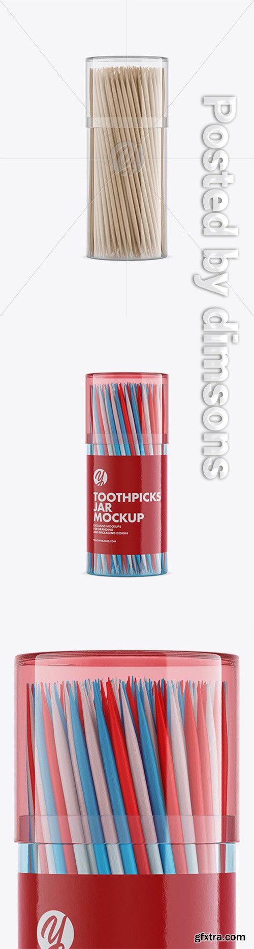 Toothpicks Jar Mockup 47852