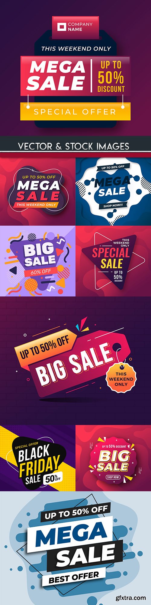 Black Friday and sale special design illustration 24