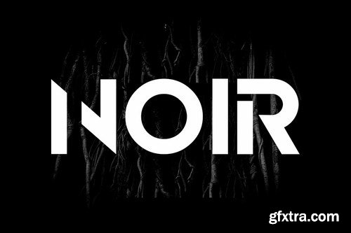NOIR - Unique & Modern Display Logo Typeface NOIR - Unique & Modern Display Logo Typeface
