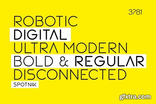 SPOTNIK - Ultra Modern Space Font SPOTNIK - Ultra Modern Space Font