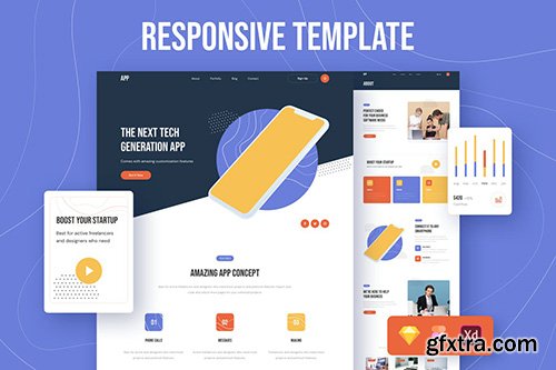 App Responsive Template App Responsive Template