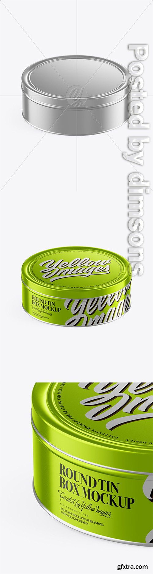 Metallic Round Tin Box Mockup (High-Angle Shot) 50442 Metallic Round Tin Box Mockup (High-Angle Shot) 50442