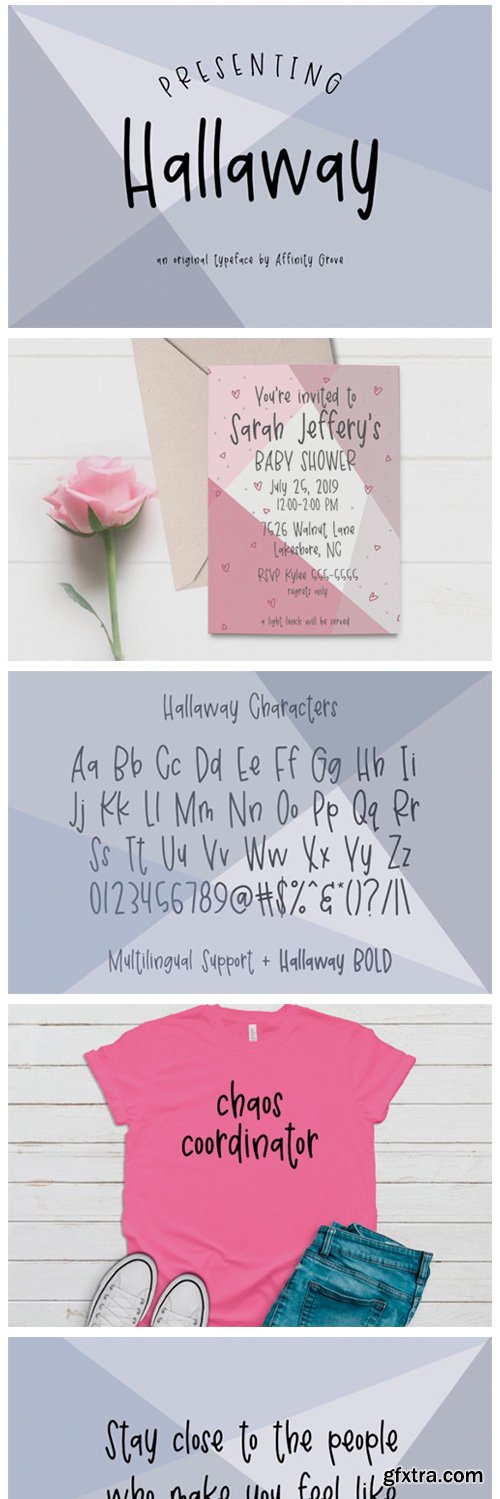 Hallaway Font Hallaway Font